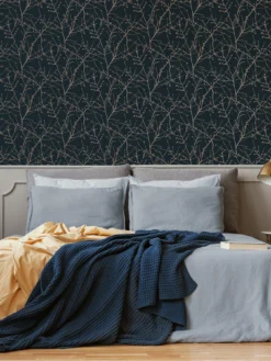 Superfresco Easy Innocence Navy Wallpaper -Rust-Oleum || d-c-fix || Harris Sales UA9WC SQ5 0000000020 BLUE RSr
