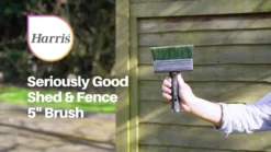 Harris Seriously Good Shed & Fence Paint Brush 5in - 287 Grams -Rust-Oleum || d-c-fix || Harris Sales UC3NC SQ7 0000000004 BLACK DVvL
