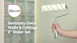 Harris Seriously Good Walls & Ceilings 4 Medium Pile Roller Set 9in -Rust-Oleum || d-c-fix || Harris Sales UC3NG SQ7 0000000005 GREY DVvL