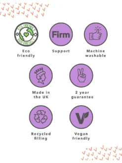 Snug Fantastically Firm Pillow Pair - White 9 Snug Fantastically Firm Pillow Pair - White -Rust-Oleum || d-c-fix || Harris Sales UDEDU SQ5 0000000013 WHITE SLd2