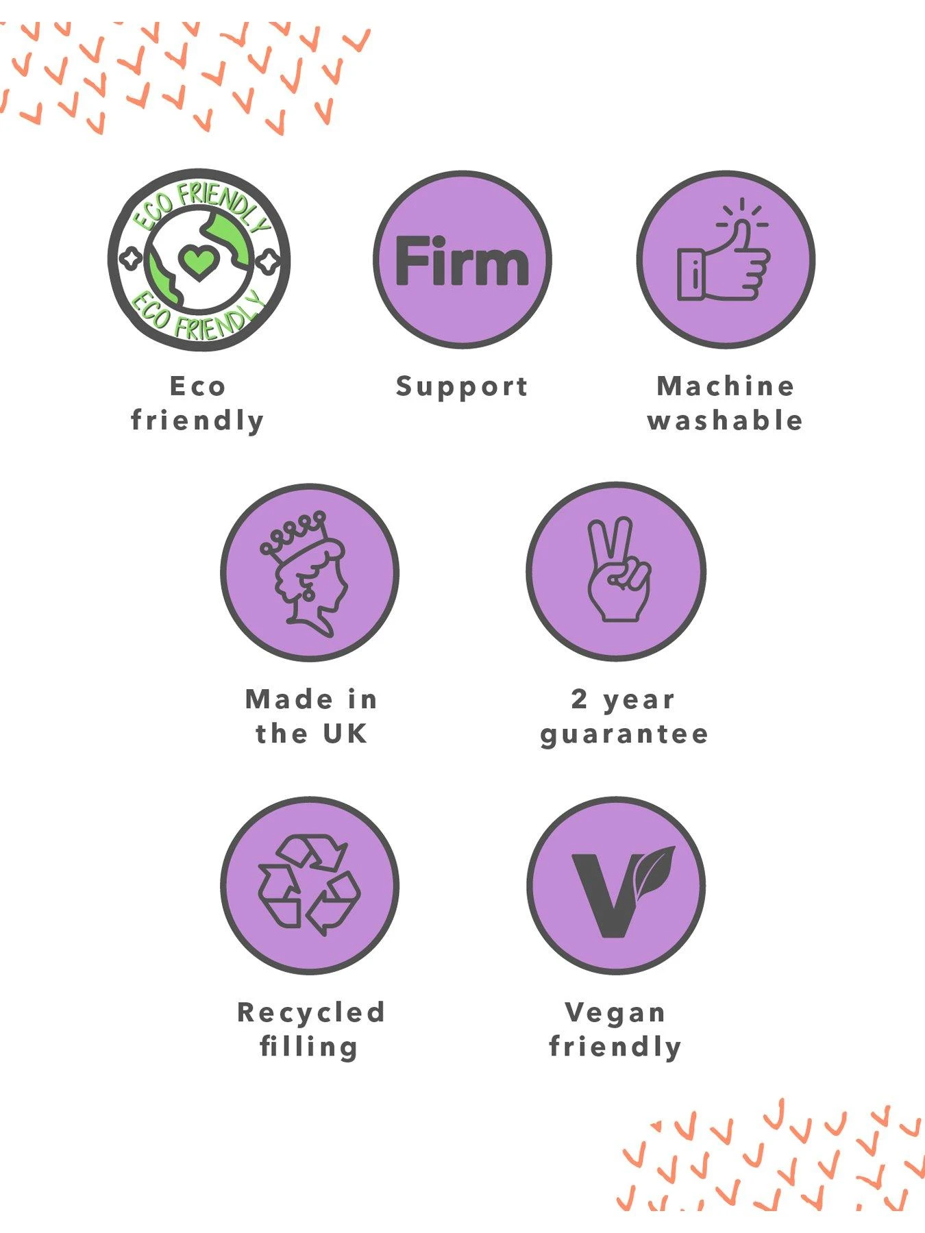 Snug Fantastically Firm Pillow Pair - White 5 Snug Fantastically Firm Pillow Pair - White - Image 5