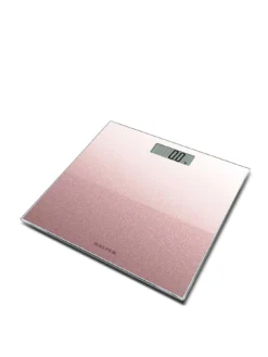 Salter Rose Gold Glitter Electronic Bathroom Scale