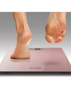 Salter Rose Gold Glitter Electronic Bathroom Scale -Rust-Oleum || d-c-fix || Harris Sales UEXMH SQ3 0000000088 NO COLOR SLd1