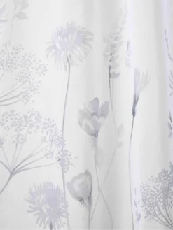 Catherine Lansfield Meadowsweet Floral Tab Top Sheer Curtain Panel - White -Rust-Oleum || d-c-fix || Harris Sales UFWXU SQ3 0000000013 WHITE SLd1