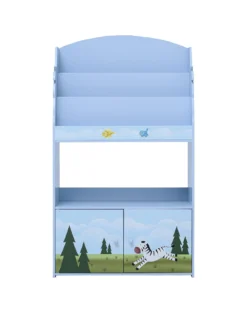 Teamson Kids Fantasy Fields Sunny Safari 3-tier Bookshelf -Rust-Oleum || d-c-fix || Harris Sales UHAA3 SQ3 0000000020 BLUE SLa