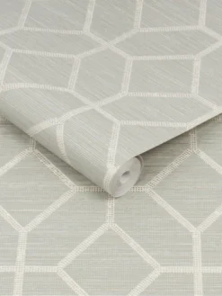 Boutique Asscher Geo Sage Wallpaper -Rust-Oleum || d-c-fix || Harris Sales UHGRX SQ3 0000000644 SAGE SLd1