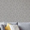 Boutique Asscher Geo Beige Wallpaper