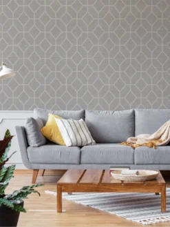 Boutique Asscher Geo Beige Wallpaper 9 Boutique Asscher Geo Beige Wallpaper -Rust-Oleum || d-c-fix || Harris Sales UHGRY SQ5 0000000108 BEIGE RSr