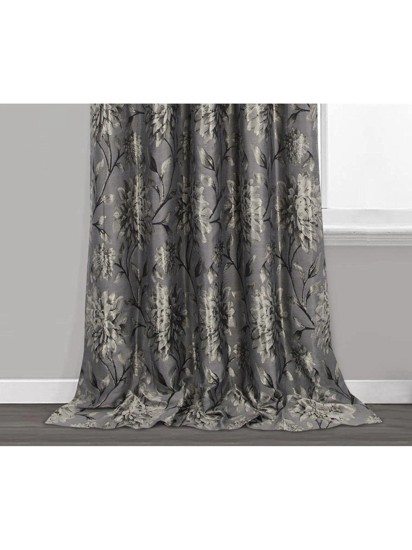 Very Home Elanie Eyelet Lined Curtains 3 Very Home Elanie Eyelet Lined Curtains - Image 3