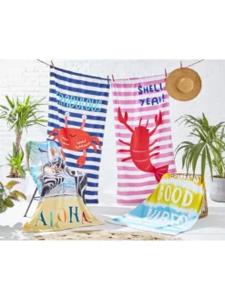 Catherine Lansfield Aloha Beach Towel 10 Catherine Lansfield Aloha Beach Towel -Rust-Oleum || d-c-fix || Harris Sales UHQGC SQ5 0000000063 PINK SLd3