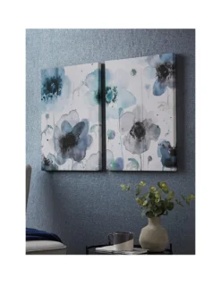 Art For The Home Painterly Poppies Canvas