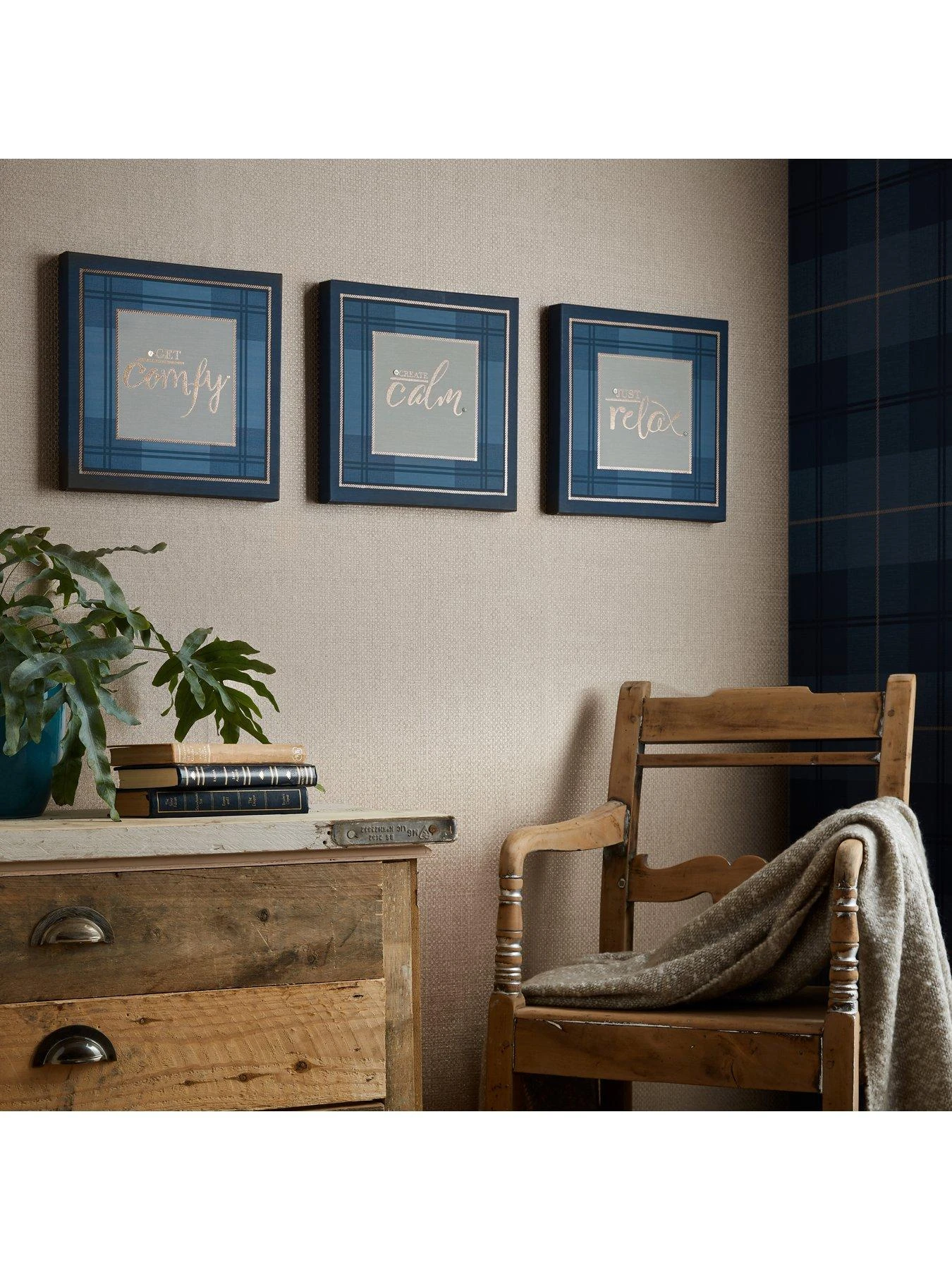 Art For The Home Heritage Tweed Set 3 Canvas 4 Art For The Home Heritage Tweed Set 3 Canvas - Image 4