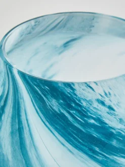 Very Home Swirl Art Glass Vase -Rust-Oleum || d-c-fix || Harris Sales UT8CE SQ4 0000000216 BLUE WHITE SLd2