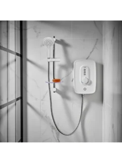 Triton Danzi 9.5kW Electric Shower - White -Rust-Oleum || d-c-fix || Harris Sales UTLFT SQ5 0000000013 WHITE SLd3