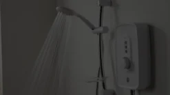 Triton Danzi 9.5kW Electric Shower - White -Rust-Oleum || d-c-fix || Harris Sales UTLFT SQ7 0000000013 WHITE DVvL scaled