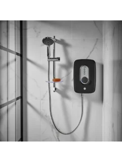 Triton Danzi 9.5kW Electric Shower - Black -Rust-Oleum || d-c-fix || Harris Sales UTLFW SQ5 0000000004 BLACK SLd3