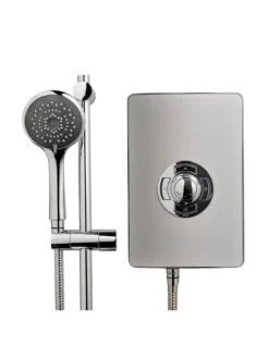 Triton Collection II 8.5kW Electric Shower - Brushed Steel