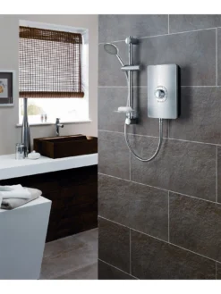 Triton Collection II 8.5kW Electric Shower - Brushed Steel -Rust-Oleum || d-c-fix || Harris Sales UTLFZ SQ4 0000000238 STEEL SLd2