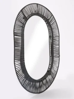 Very Home Black Poly Rattan Mirror -Rust-Oleum || d-c-fix || Harris Sales UUU69 SQ3 0000000004 BLACK SLd