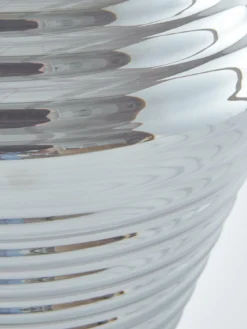 Very Home Mira Ribbed Glass Vase -Rust-Oleum || d-c-fix || Harris Sales UUU6T SQ4 0000000035 SILVER SLd2