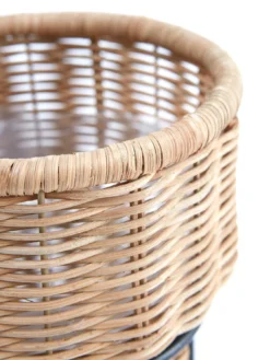 Very Home Rattan Planter On Metal Stand -Rust-Oleum || d-c-fix || Harris Sales UUU6W SQ5 0000001277 LIGHT BROWN SLd3