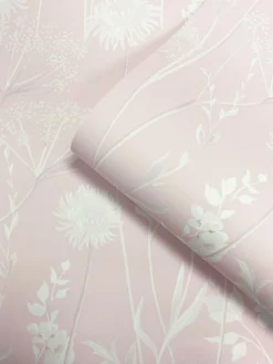 Catherine Lansfield Meadowsweet Wallpaper 6 Catherine Lansfield Meadowsweet Wallpaper -Rust-Oleum || d-c-fix || Harris Sales UVLMB SQ3 0000000591 BLUSH SLd1