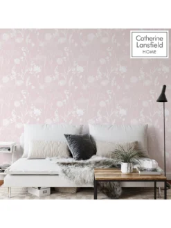 Catherine Lansfield Meadowsweet Wallpaper 7 Catherine Lansfield Meadowsweet Wallpaper -Rust-Oleum || d-c-fix || Harris Sales UVLMB SQ5 0000000591 BLUSH RSr