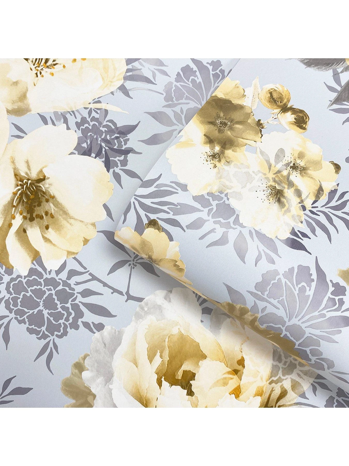 Catherine Lansfield Dramatic Floral Wallpaper 3 Catherine Lansfield Dramatic Floral Wallpaper - Image 3