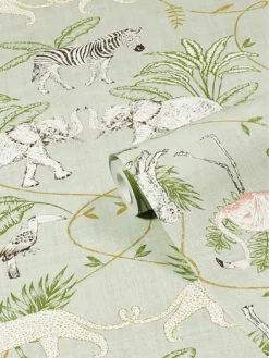 Furn Serengeti Animal Printed Wallpaper