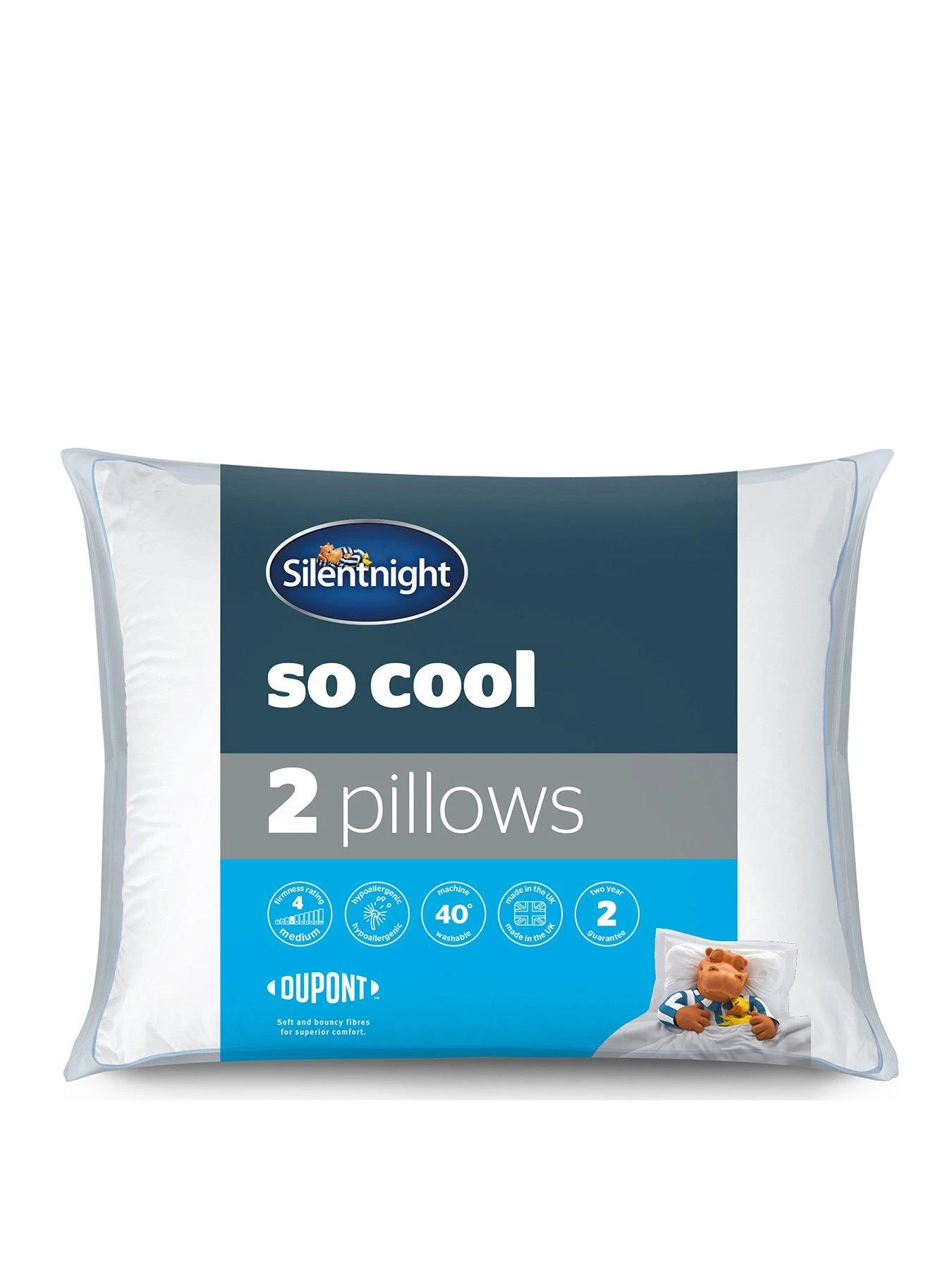 Silentnight So Cool Pillow Pair - White 1 Silentnight So Cool Pillow Pair - White