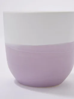 Very Home Two-Tone Planter - Lilac And White -Rust-Oleum || d-c-fix || Harris Sales UWYFA SQ3 0000002354 WHITE LILAC SLd1