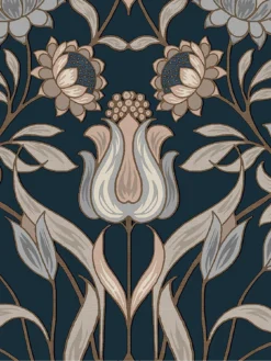 Fresco Nouveau Floral Wallpaper 7 Fresco Nouveau Floral Wallpaper -Rust-Oleum || d-c-fix || Harris Sales V3KES SQ3 0000000029 MULTI SLd1
