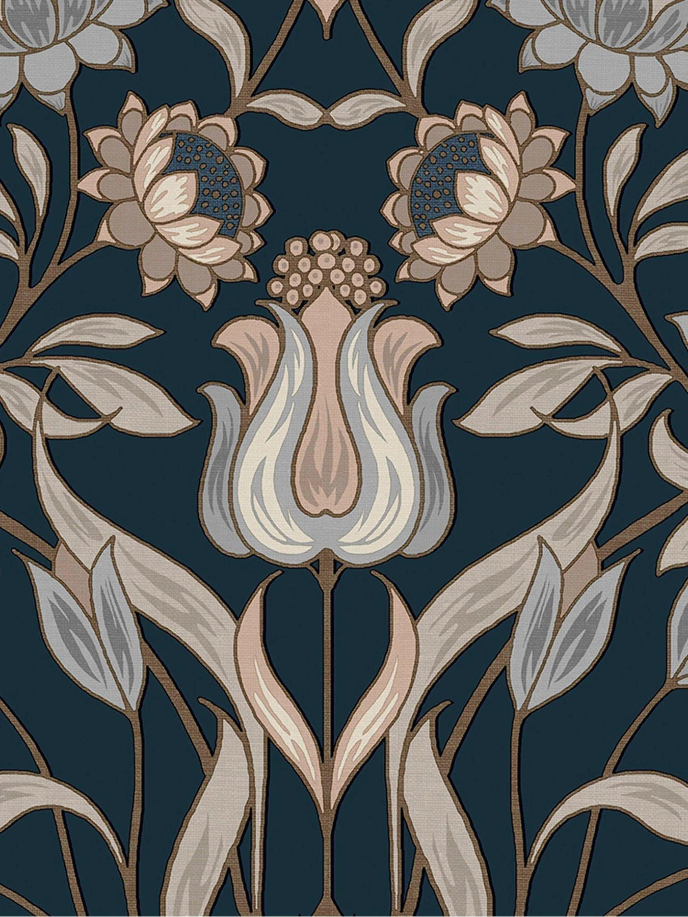 Fresco Nouveau Floral Wallpaper 3 Fresco Nouveau Floral Wallpaper - Image 3