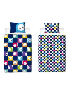 Fall Guys Grid Single Duvet Set - Multi -Rust-Oleum || d-c-fix || Harris Sales V3MNP SQ3 0000000029 MULTI SLd