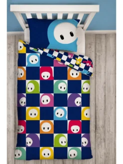 Fall Guys Grid Single Duvet Set - Multi -Rust-Oleum || d-c-fix || Harris Sales V3MNP SQ5 0000000029 MULTI SLd2