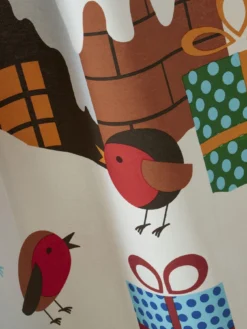 Catherine Lansfield Santa's Christmas Presents Panel Curtain -Rust-Oleum || d-c-fix || Harris Sales V4X9L SQ4 0000000029 MULTI SLd2