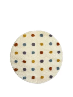 Everyday Snug Shaggy Circle Rug Spot 100 Cm