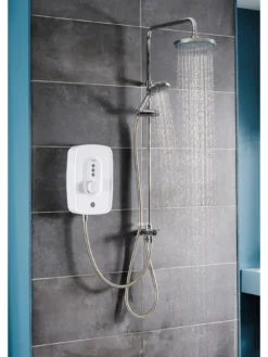 Triton Danzi Duelec 10.5kW Electric Shower -Rust-Oleum || d-c-fix || Harris Sales V5Z6B SQ5 0000000013 WHITE SLd3