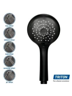 Triton Amala Metallic 9.5kW Electric Shower - Brushed Copper -Rust-Oleum || d-c-fix || Harris Sales V5Z6G SQ3 0000000004 BLACK SLd1