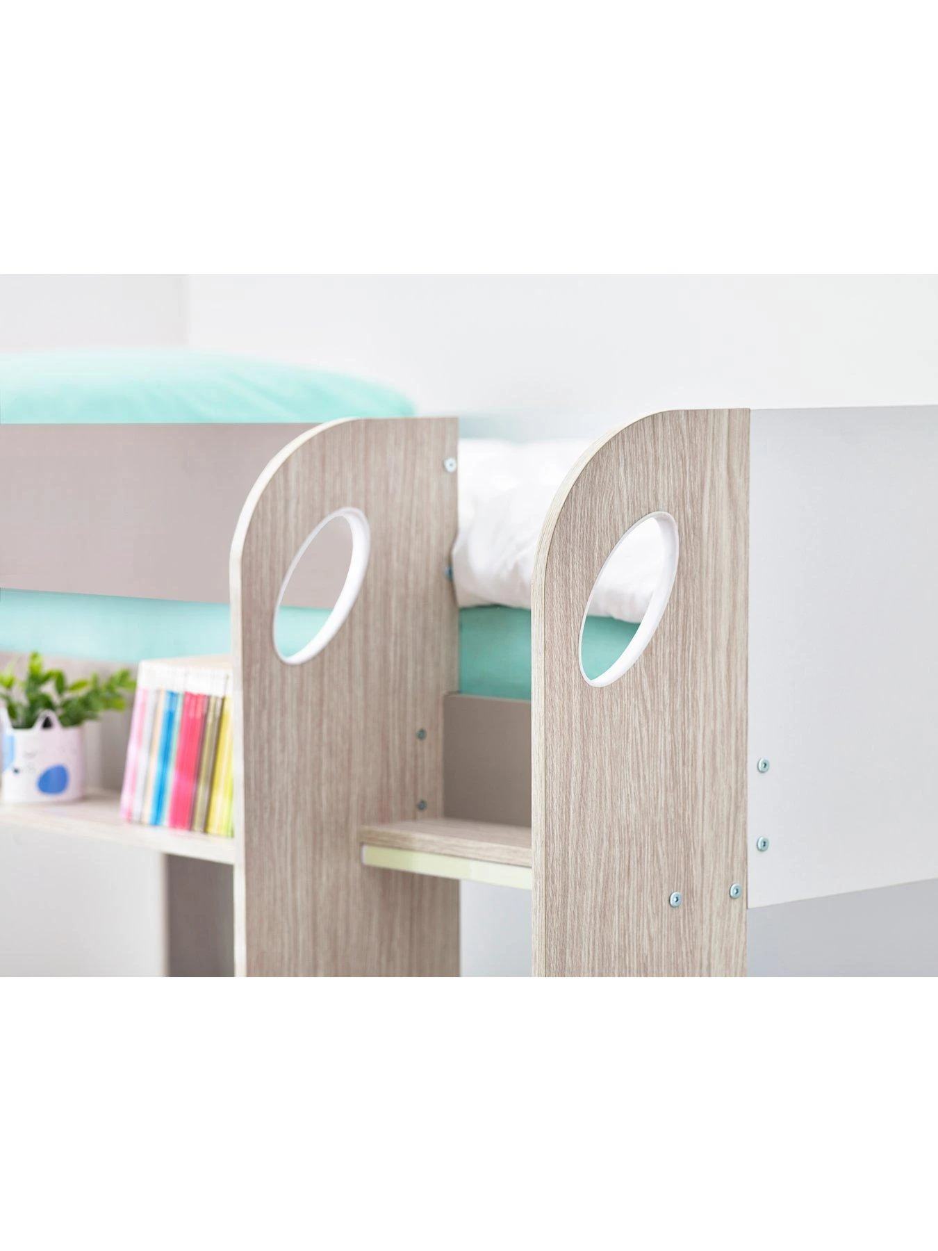 Julian Bowen Mars Bunk And Pull Out Underbed - Taupe 3 Julian Bowen Mars Bunk And Pull Out Underbed - Taupe - Image 3