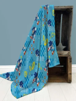 Sonic The Hedgehog Geo Fleece Blanket - Multi