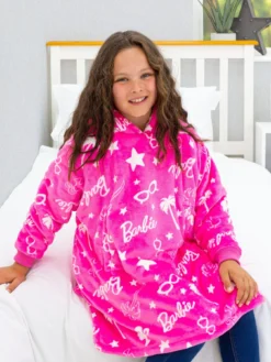 Barbie Stars Wearable Fleece Hoodie Medium - Multi