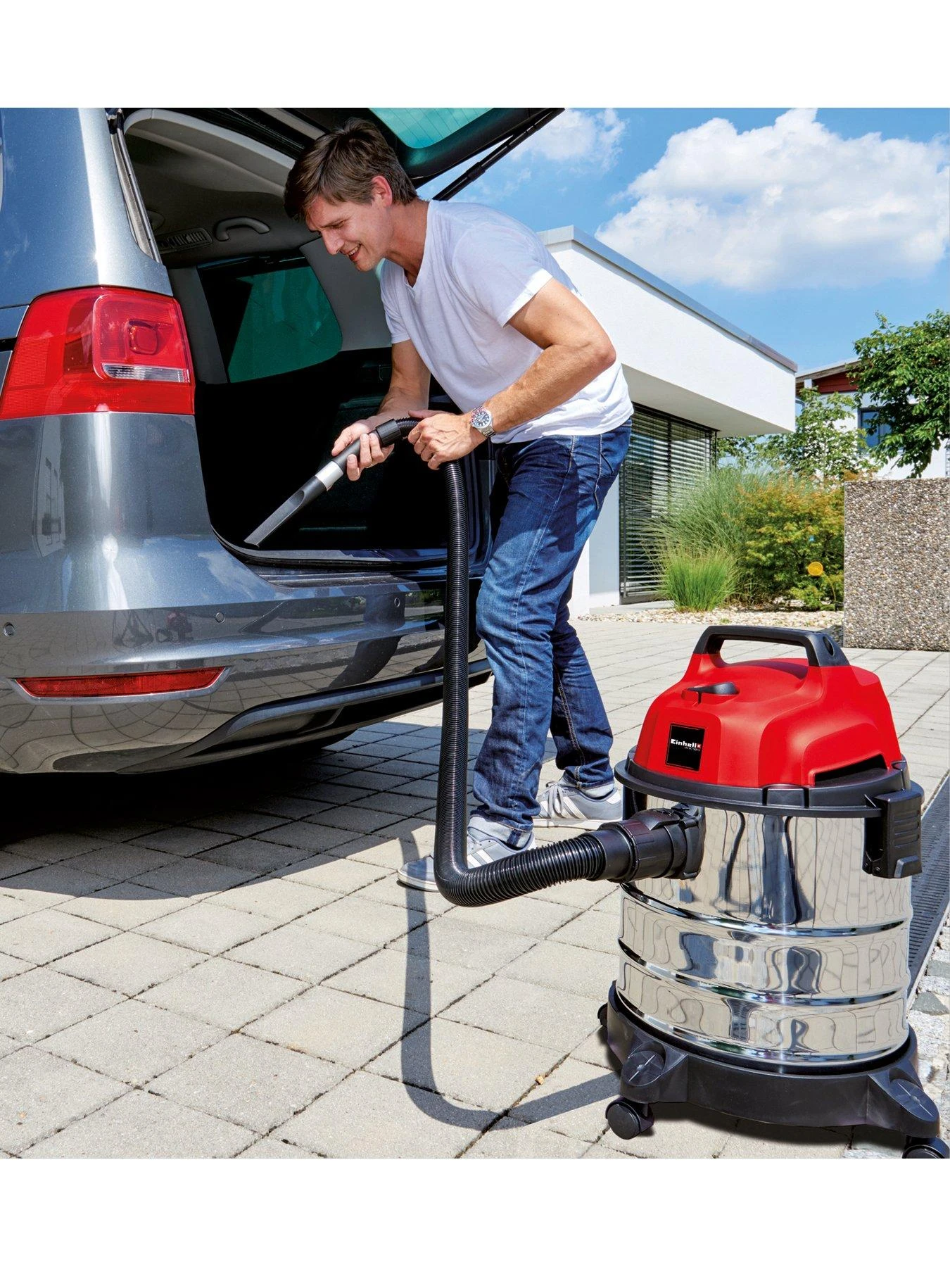 Einhell Corded 20L Stainless Steel Wet & Dry Vac - TC-VC 1820 S 4 Einhell Corded 20L Stainless Steel Wet & Dry Vac - TC-VC 1820 S - Image 4