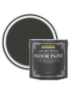 Rust-Oleum Chalky Finish Floor Paint In Dark Magic – 2.5-litre Tin