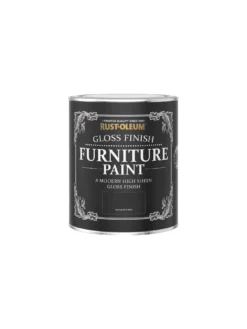 Rust-Oleum Gloss Finish Washable Furniture Paint In Dark Magic – 750 Ml Tin -Rust-Oleum || d-c-fix || Harris Sales V7VWK SQ6 0000000004 BLACK SLd3
