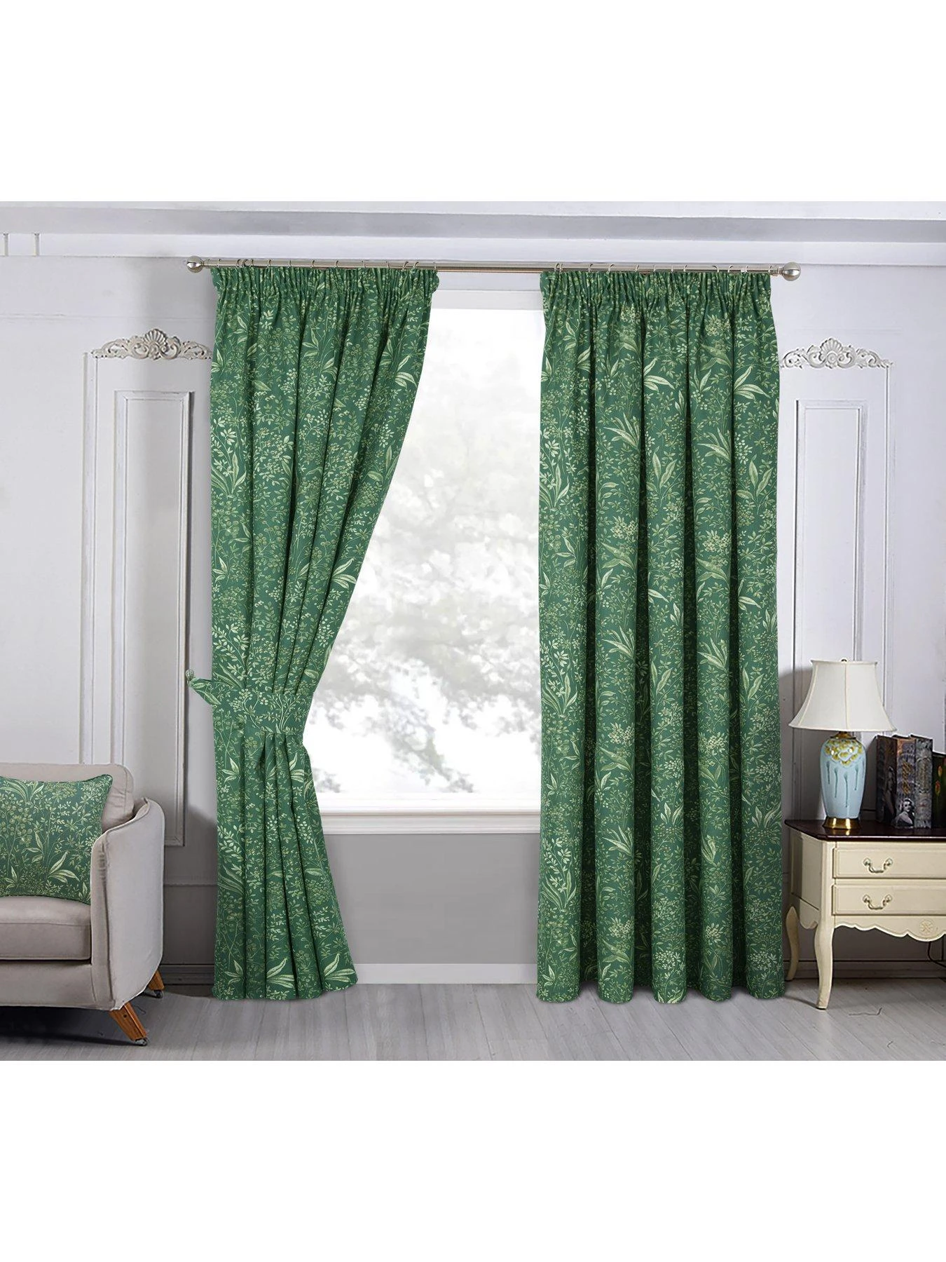 Very Home Darcy 3-Inch Pleated Curtains 1 Very Home Darcy 3-Inch Pleated Curtains