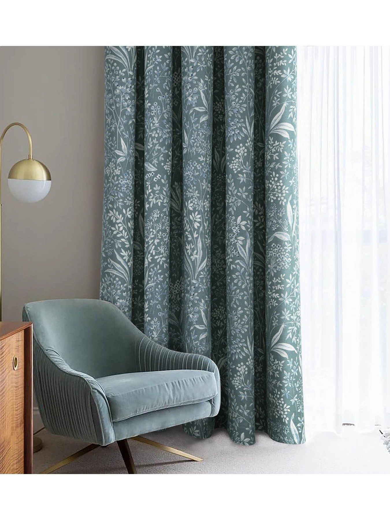 Very Home Darcy 3-Inch Pleated Curtains 4 Very Home Darcy 3-Inch Pleated Curtains - Image 4