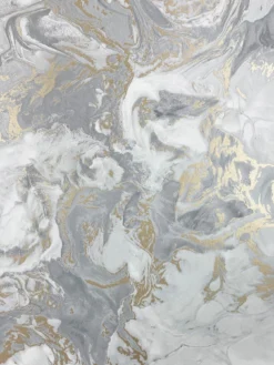 Muriva Elixir Marble Wallpaper -Rust-Oleum || d-c-fix || Harris Sales V8OAF SQ3 0000007502 GREY GOLD SLd1