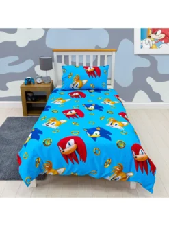 Sonic The Hedgehog Speed Single Duvet Cover Set - Blue -Rust-Oleum || d-c-fix || Harris Sales V8QC7 SQ3 0000000020 BLUE SLd