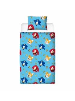 Sonic The Hedgehog Speed Single Duvet Cover Set - Blue -Rust-Oleum || d-c-fix || Harris Sales V8QC7 SQ5 0000000020 BLUE SLd2